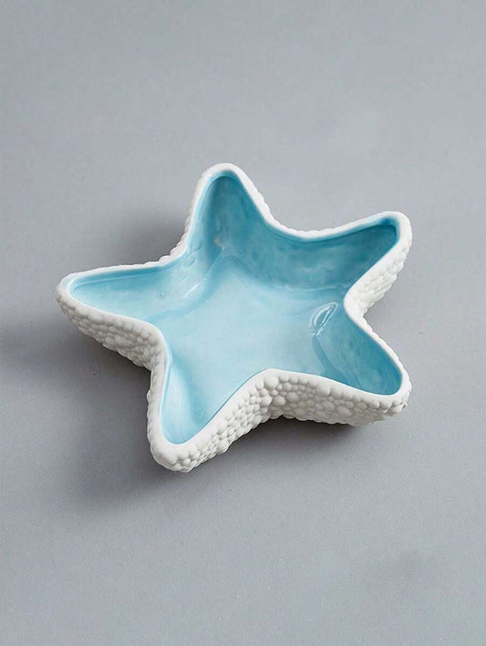 Lune – Porcelain Jewelry Dish (Blue)